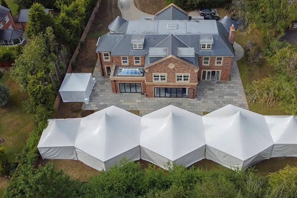 Hex and Pagoda Marquees