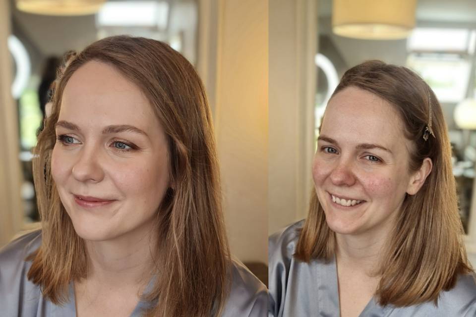 Bridesmaid makeup