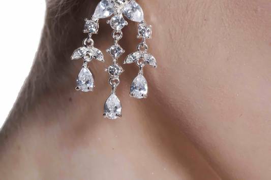 Acacia Pearl Bridal Earrings