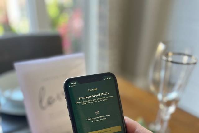 Simple QR scan to share.