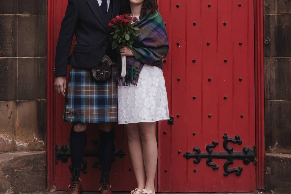 Edinburgh civil wedding