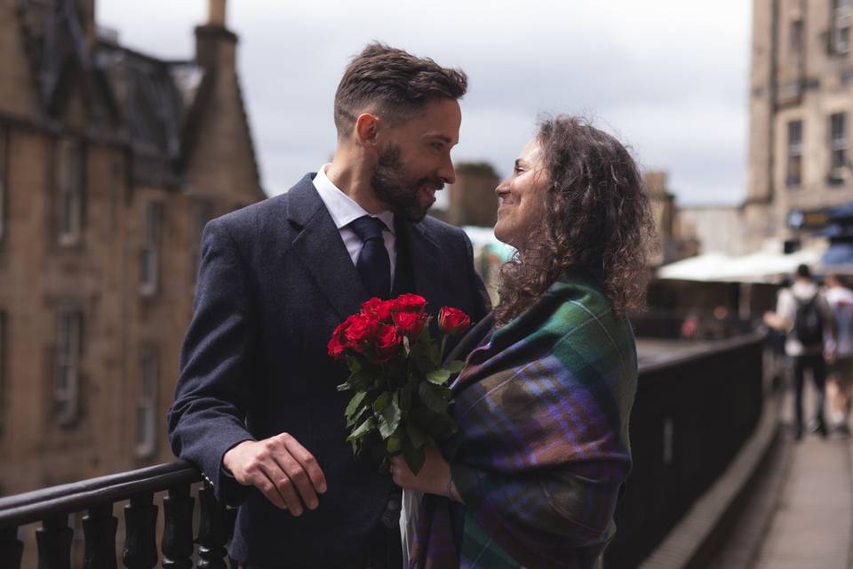 Engagement photos edinburgh