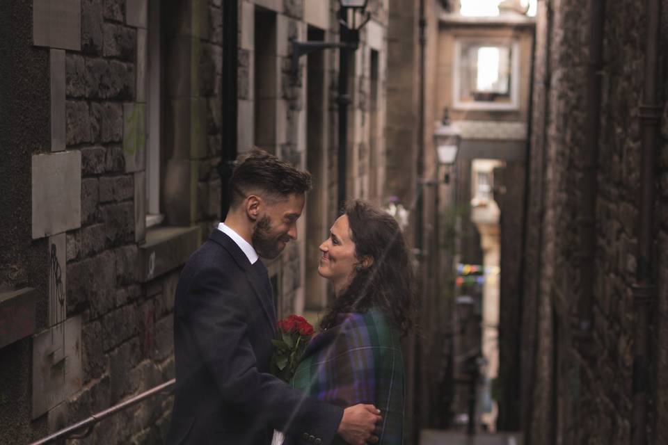 Engagement photos edinburgh