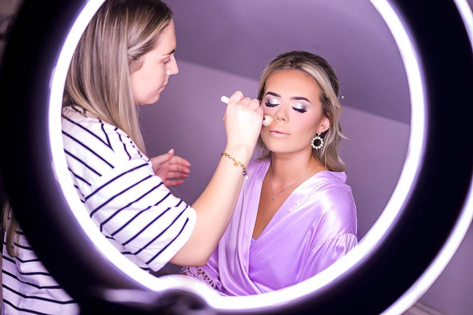 Getting ready with lights