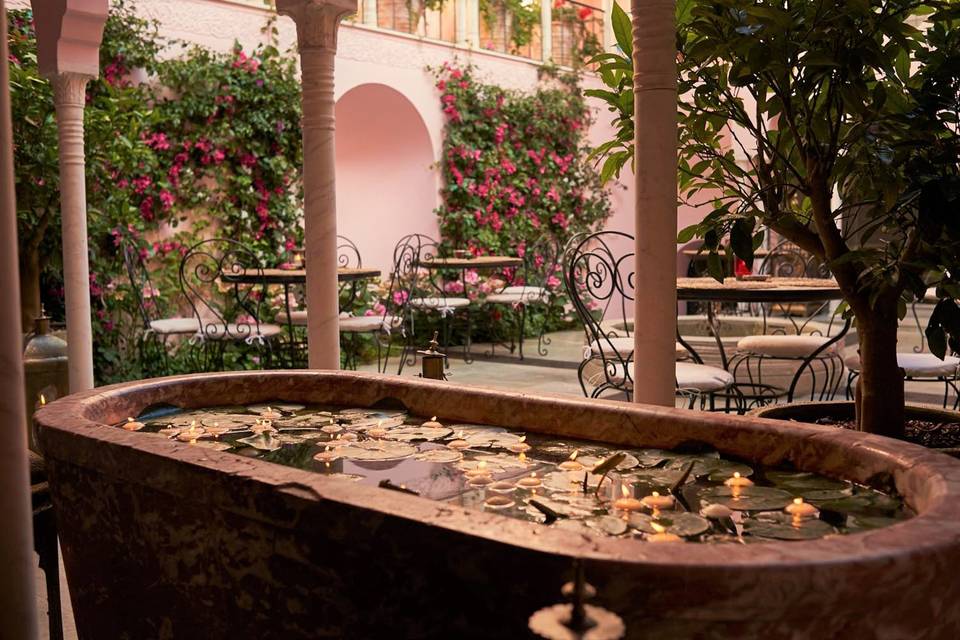 Moroccan courtyard