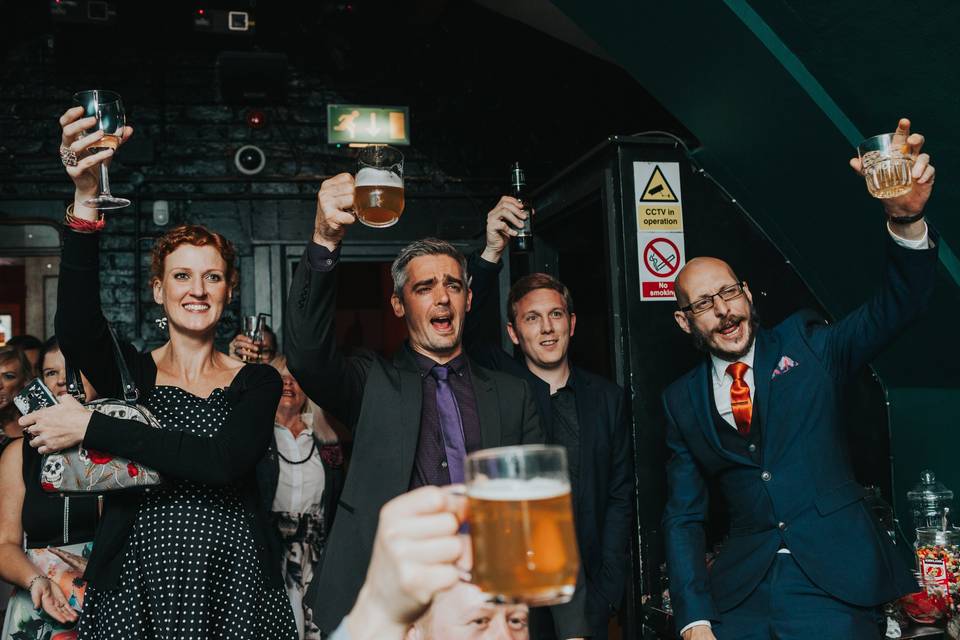 Pub wedding