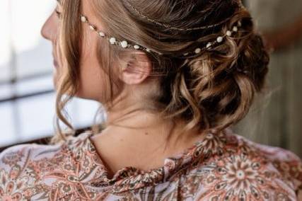 Boho bun