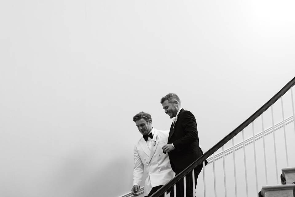 Groom and best man