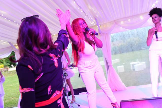 Wedding live on stage