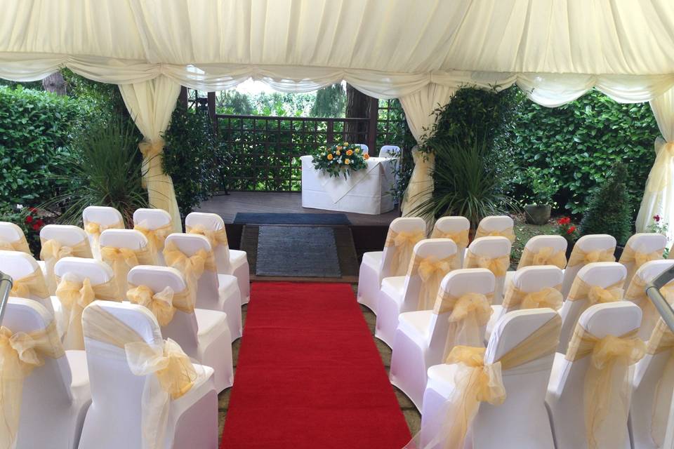 Ceremony in the Gazebo