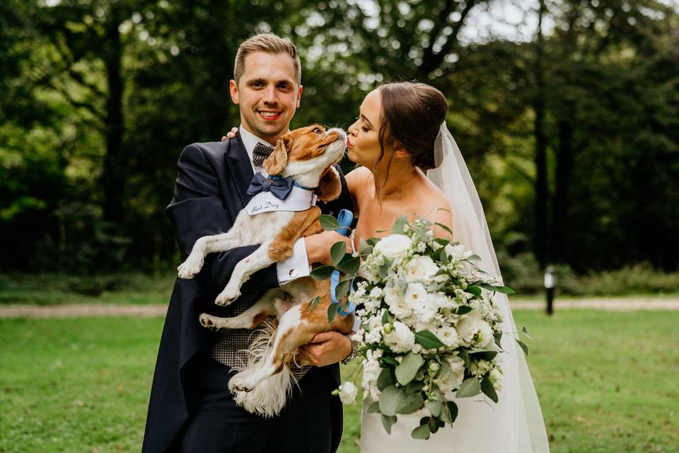 Dog friendly wedding venue