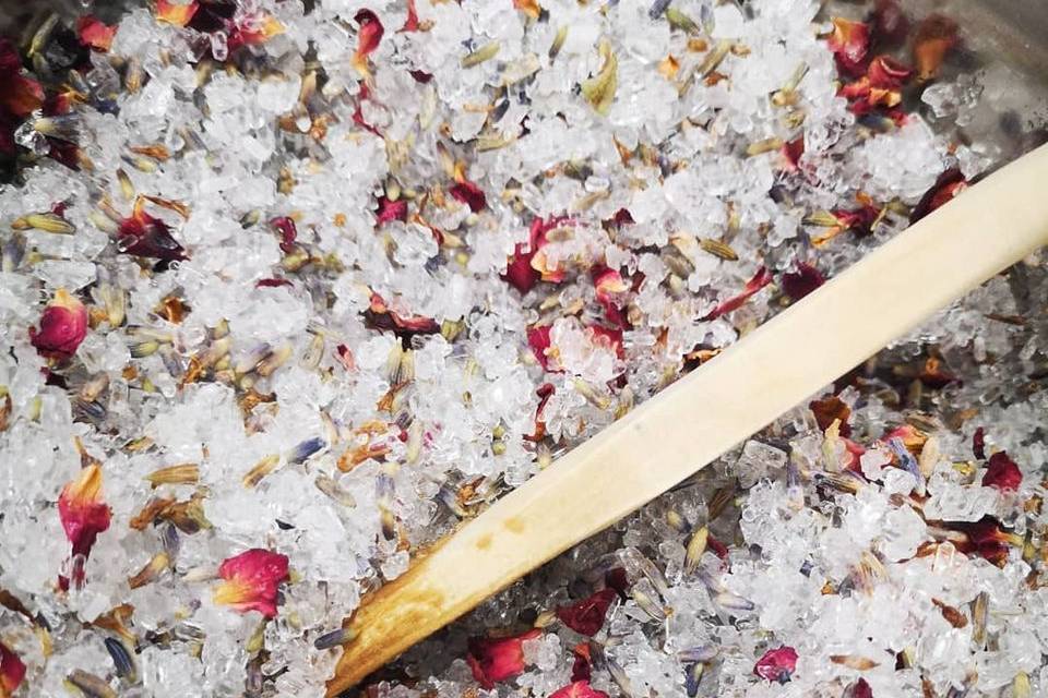 Handmade bath salts