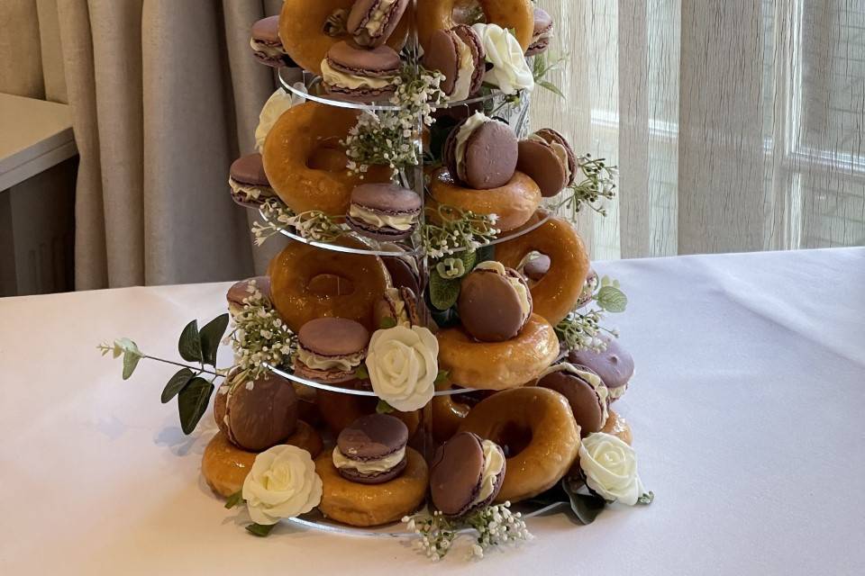 Doughnut & Macaron Tower