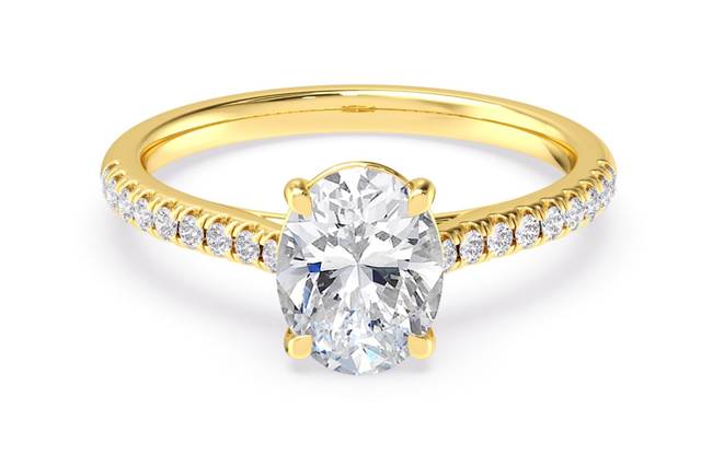 Oval engagement ring | MOH