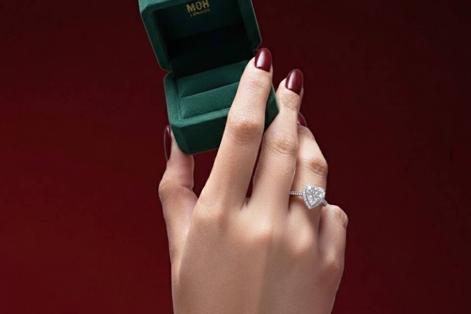 Heart Diamond Ring