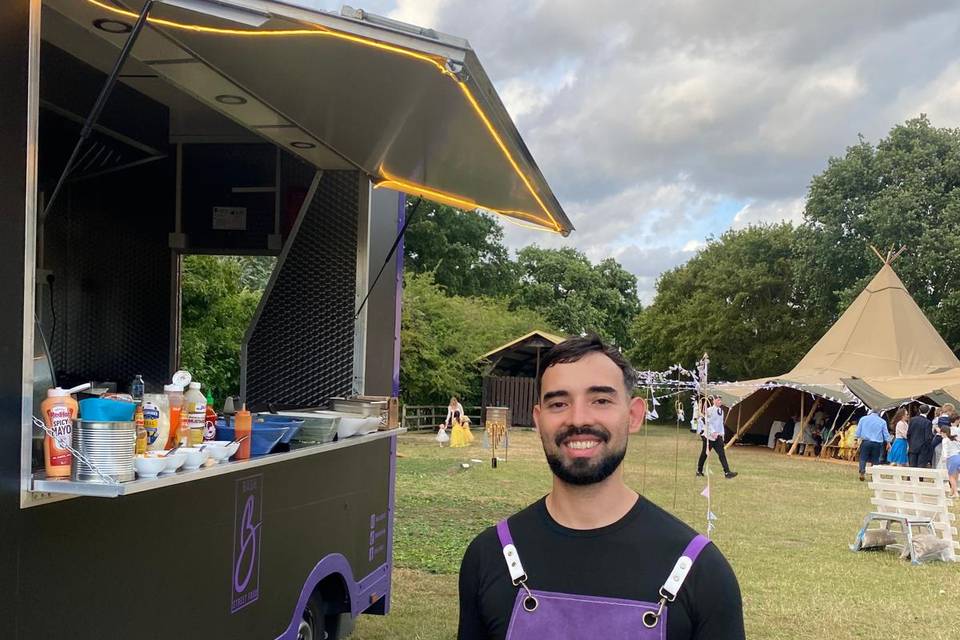 Bash Events truck with tipi at