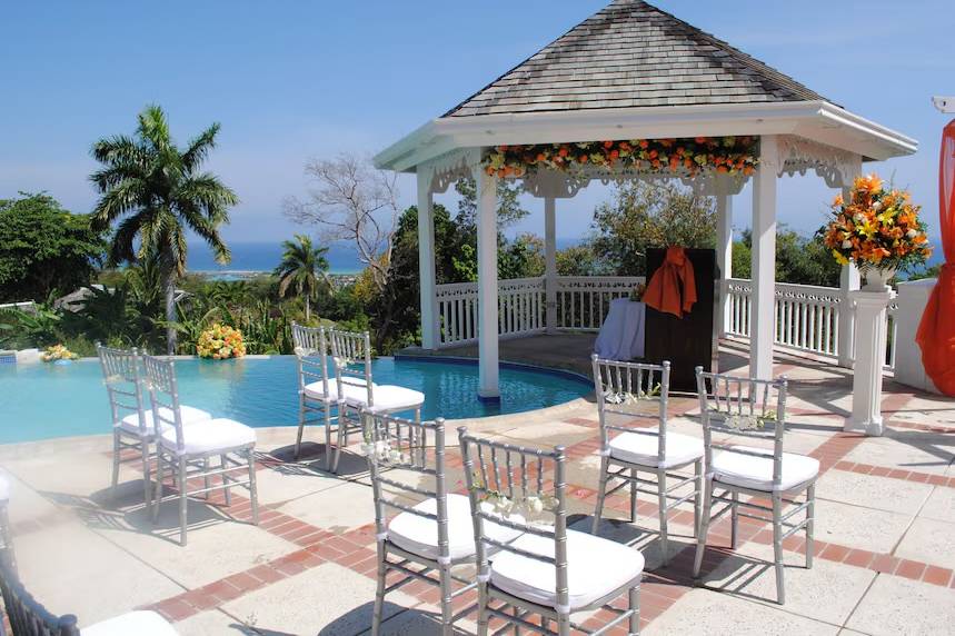 Private villa ceremony