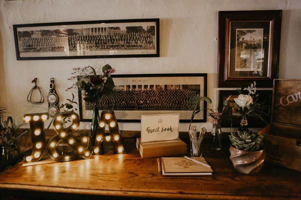 Wedding signs