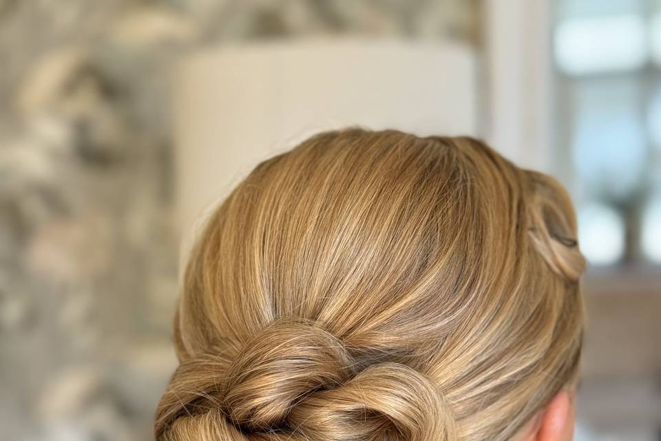 Bridal bun