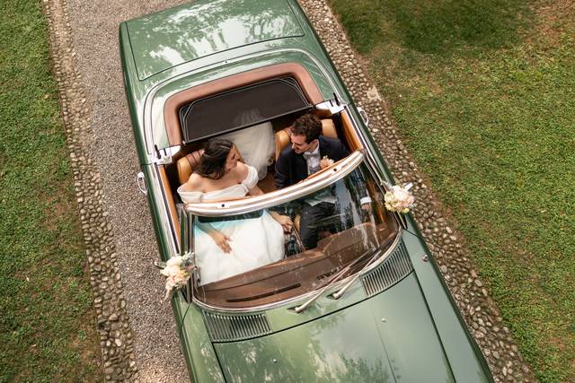 The wedding car