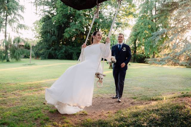 Swing in the garden