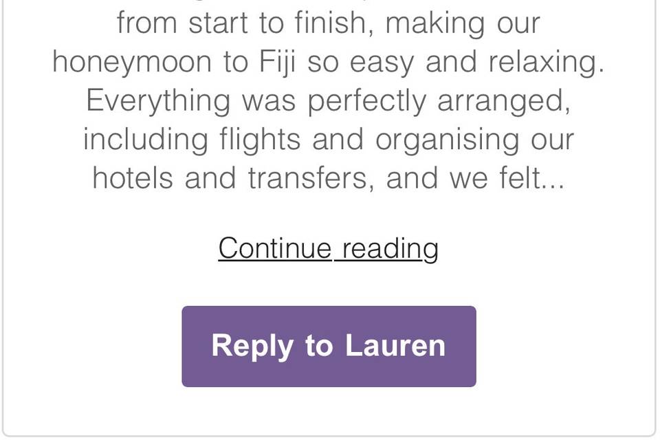 Reviews of my services.