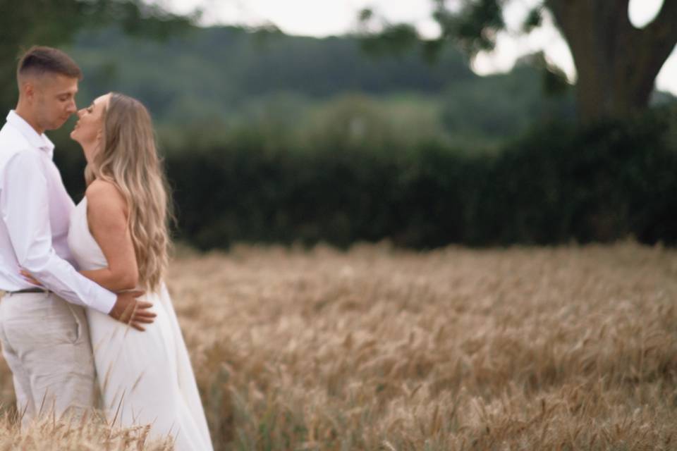 Private moment in the meadow