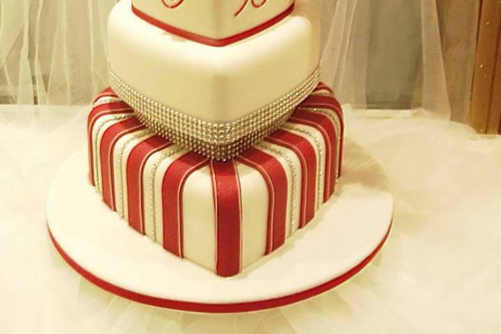 Show Girl Wedding Cake