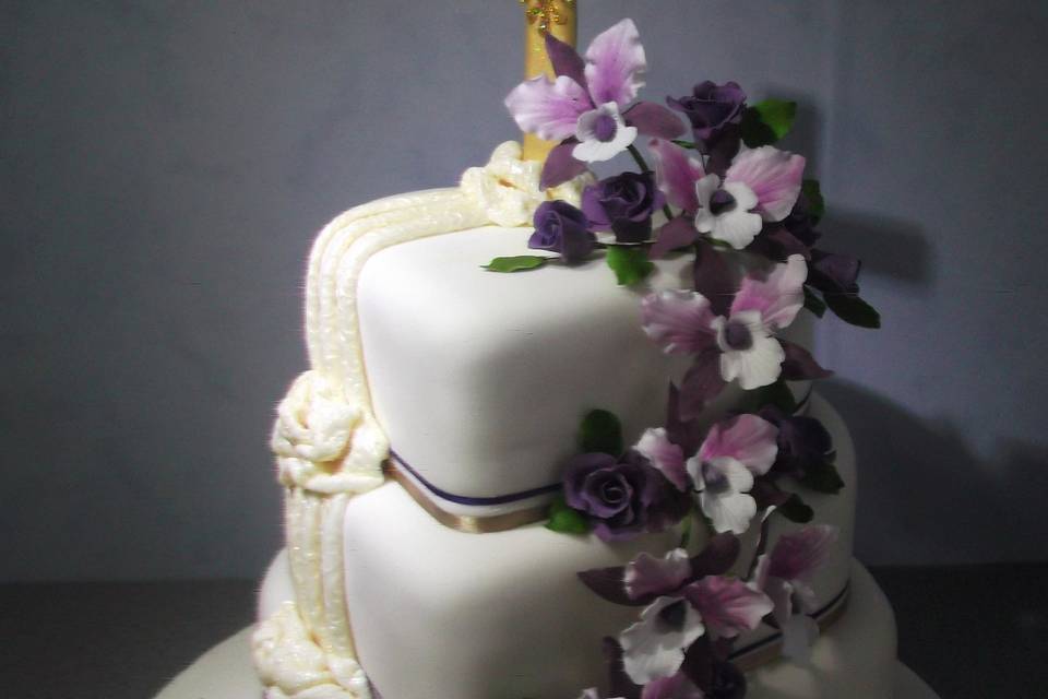 Our Love Wedding Cake
