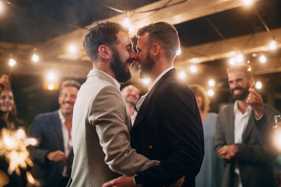 Both Groom's Dancing