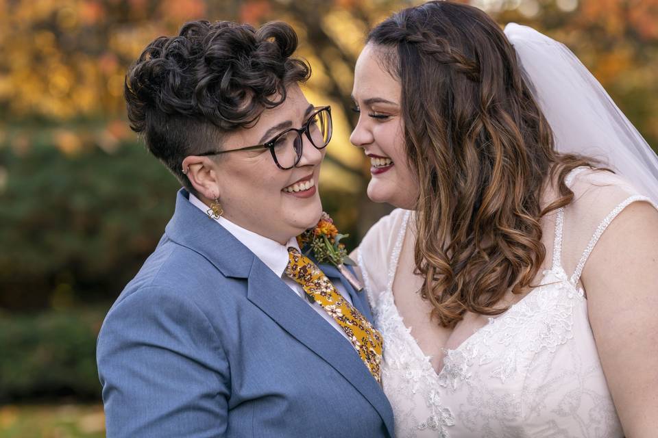 Two Bride's in Park