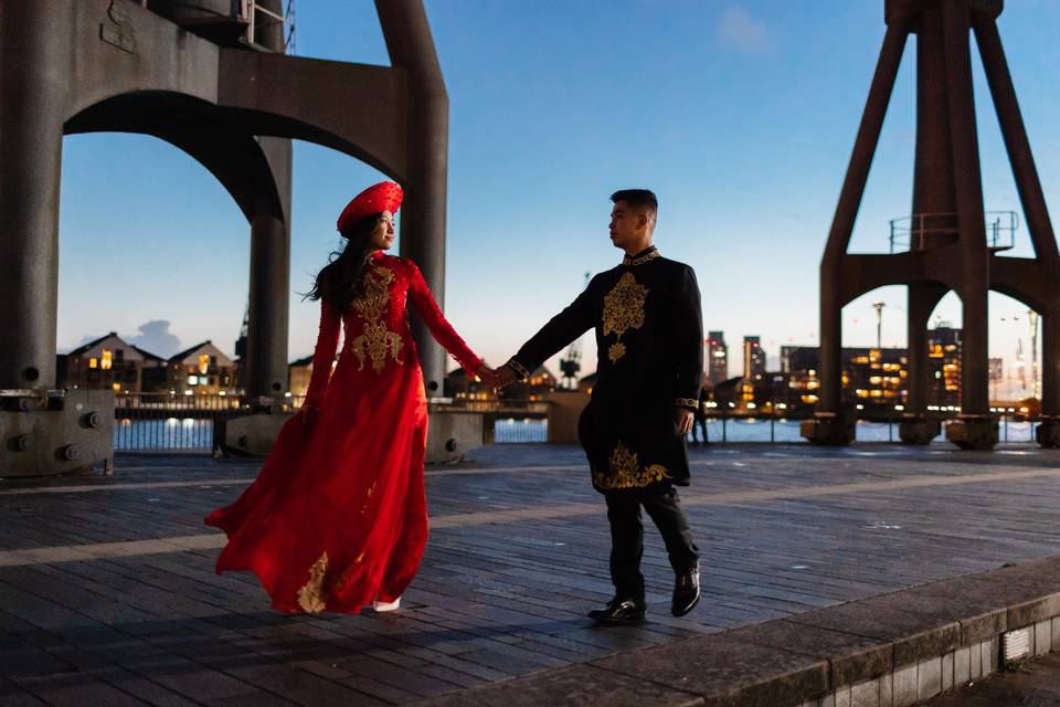 Chinese Couple in London