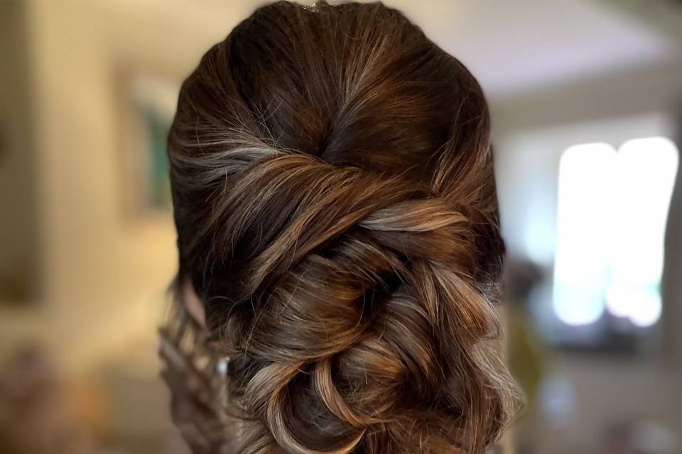 Boho updo