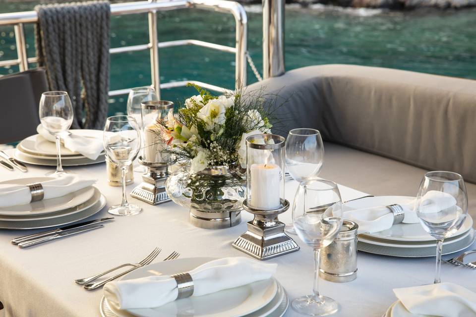 Perdue Yacht Honeymoon setup