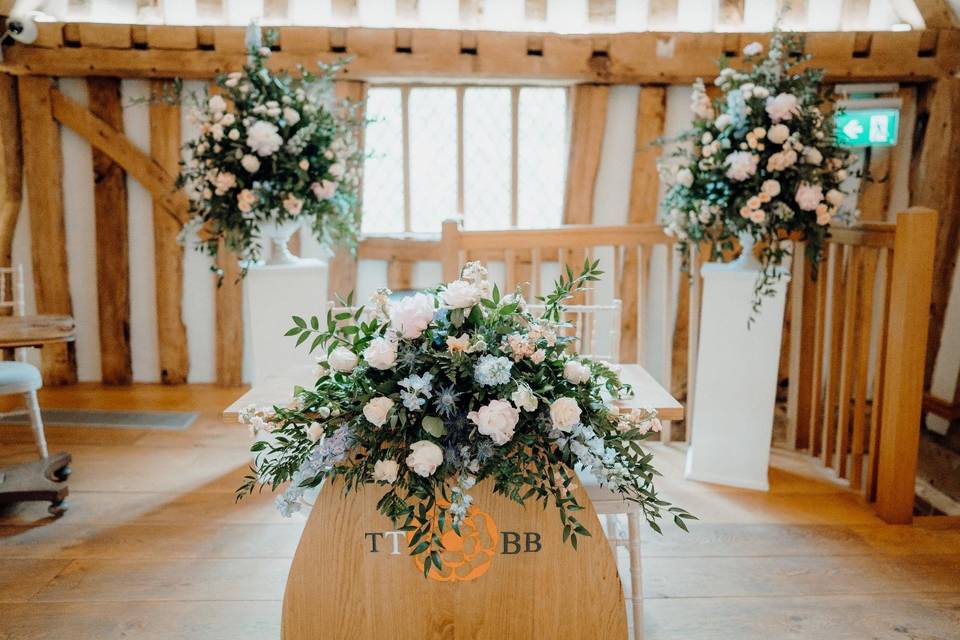 Ceremony table