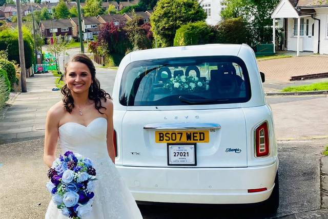 Happy bride