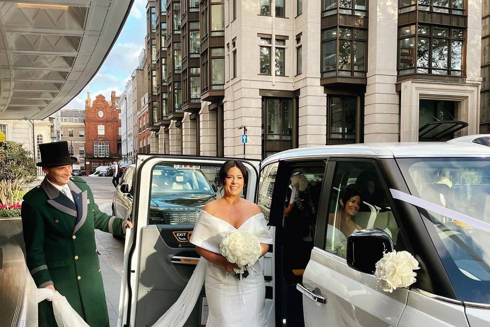 Pre-wedding transport