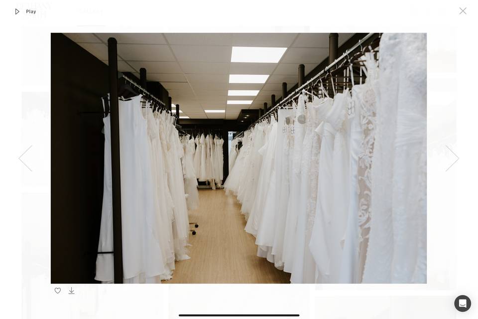 Over 100 Luxury Designer Gowns