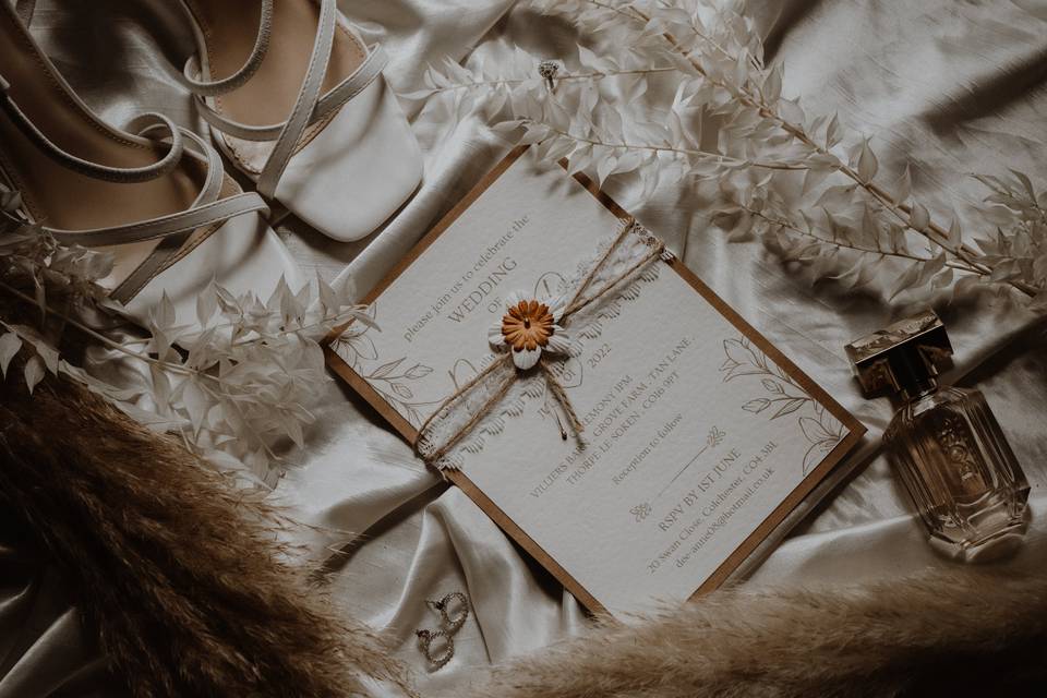 Wedding Flatlay