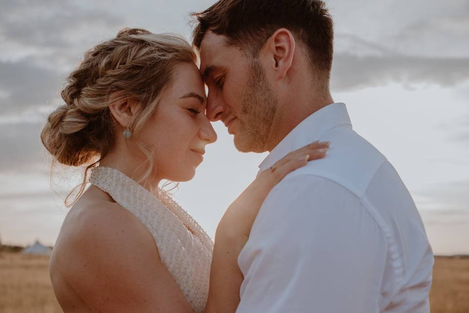 Bride and groom