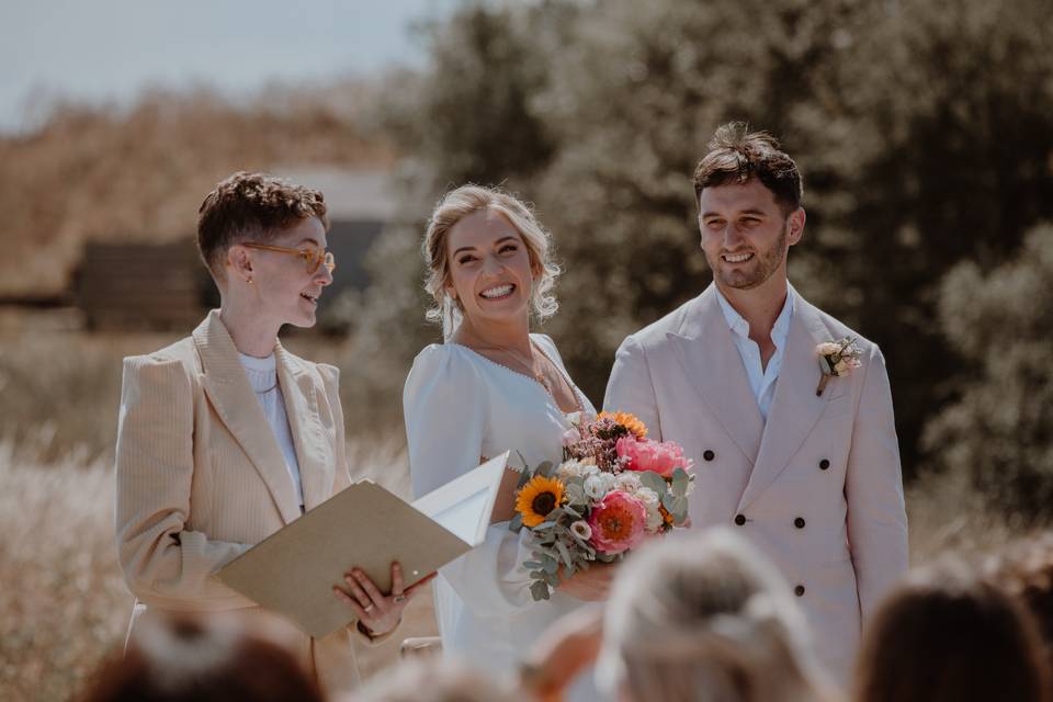 Bride and groom