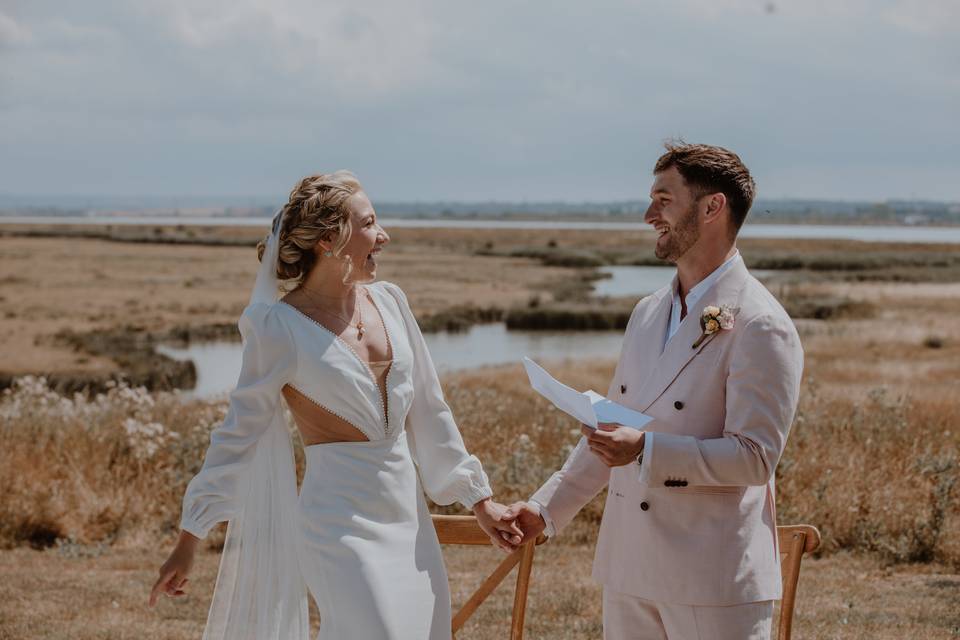 Bride and groom