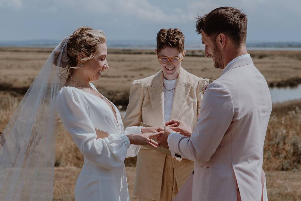 Bride and groom