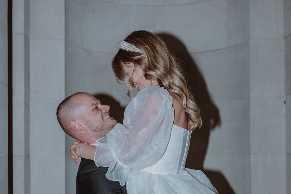 Bride and groom