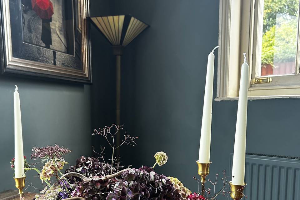 Hydrangea Table Design