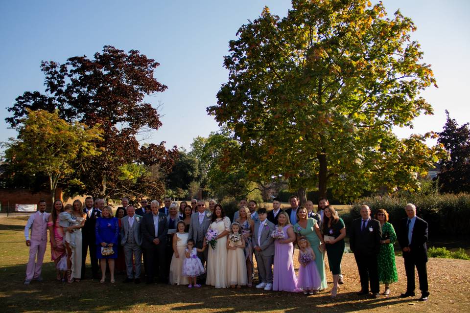 Whole group ceremony photo