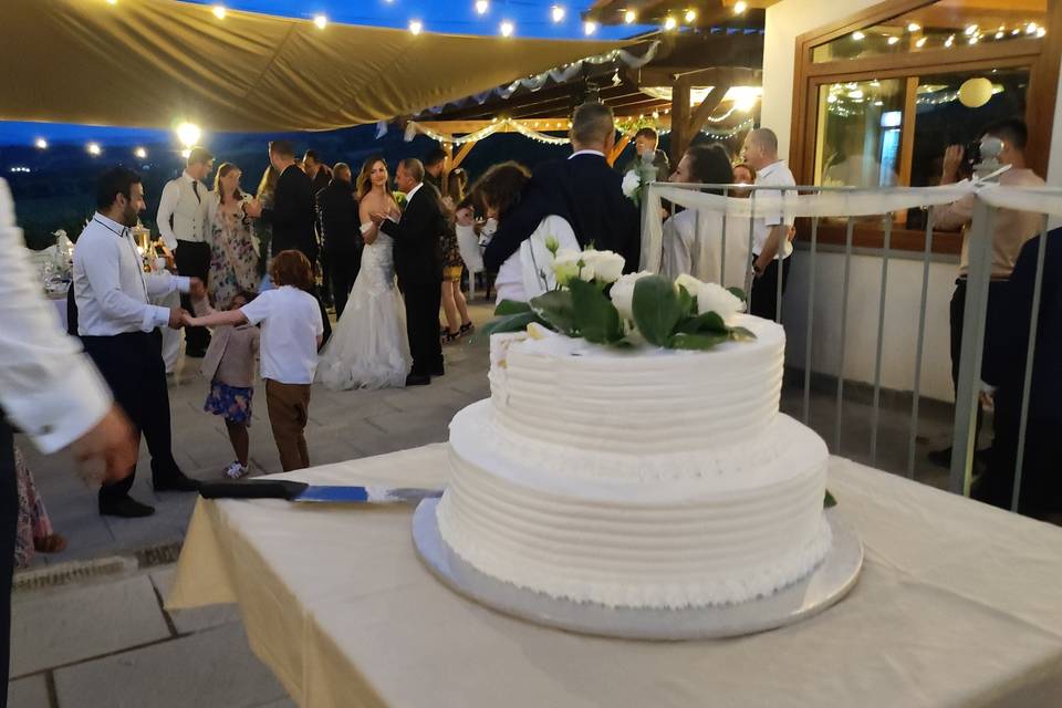 The wedding cake