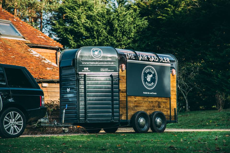 Converted 1950s horse trailer