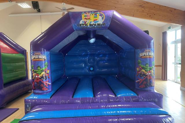 Disco bouncy castle