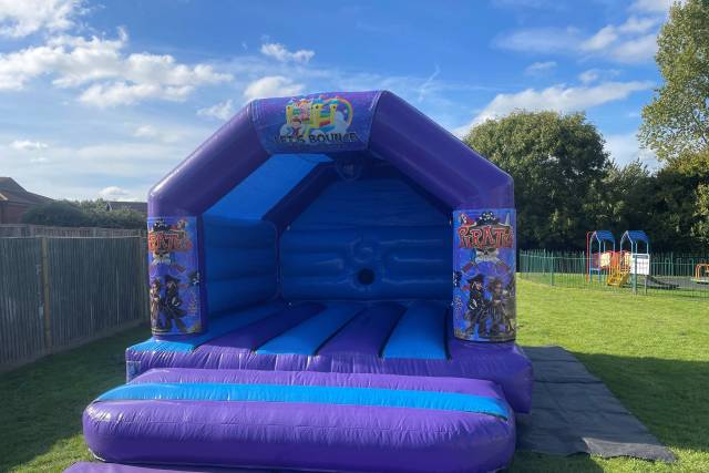 Disco bouncy castle